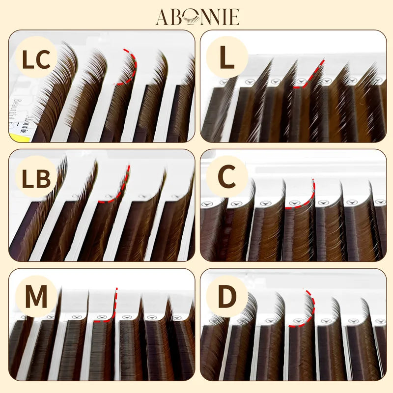 Natural Mink Eyelash Extensions with Curl & Thickness Options - Soft & Light