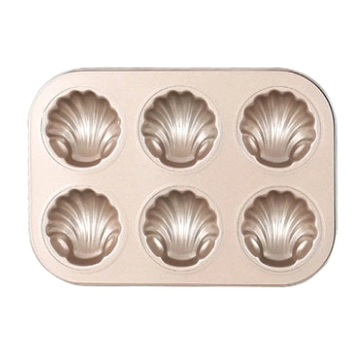 Madeleine Cake Mold 9-Cavity Non-Stick Shell Shaped Baking Pan - Carbon Steel