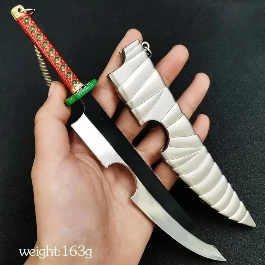 10-Inch Metal Samurai Sword Figure - Collectible Japanese Katana Decor