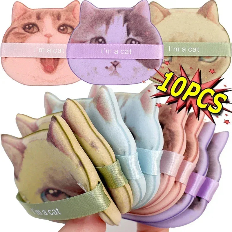 Cute Cat Paw Makeup Puff Sponge Dual-Use Foundation Concealer Tool