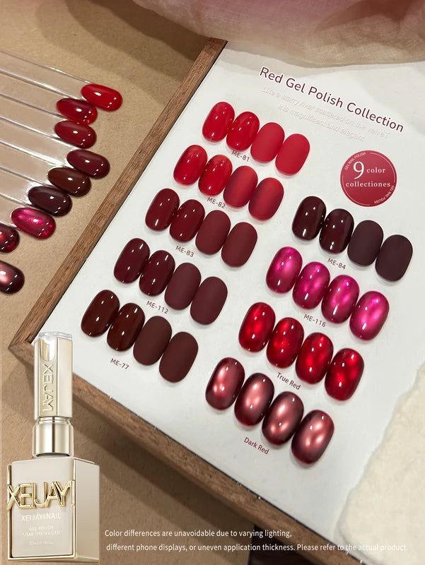 15ml High-Shine Cat Eye Gel Nail Polish Set - Multiple Colors, Soak Off UV/LED