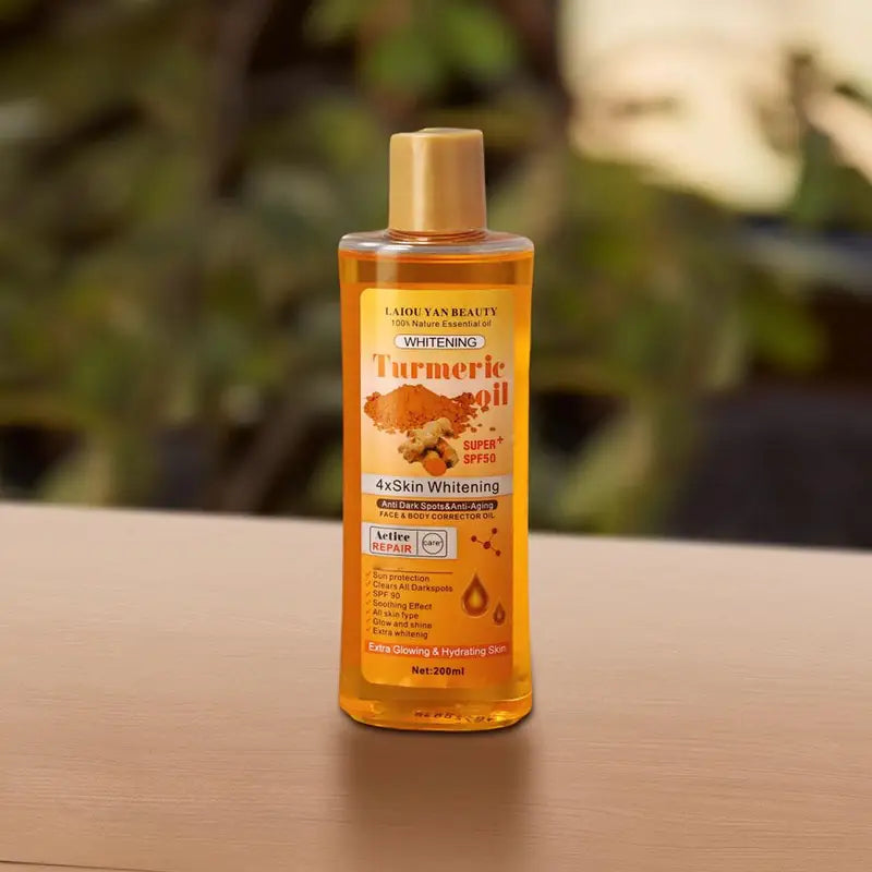 200ml Turmeric Oil Essential Oil for Skin Hydration & Nourishment – Deep Face Serum