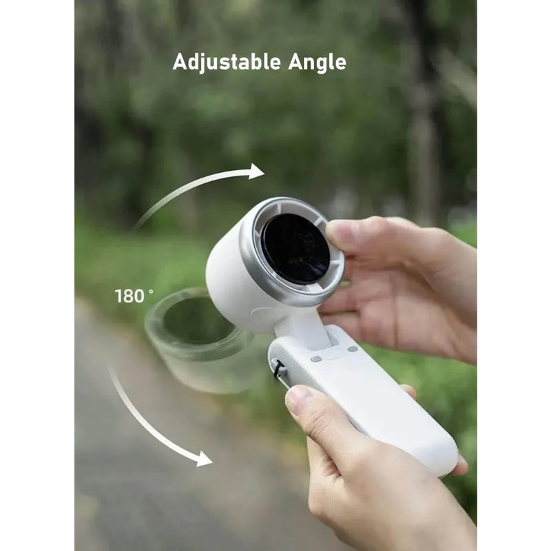 USB Rechargeable Portable Handheld Fan with Long Battery Life 3-in-1 Personal Cooling