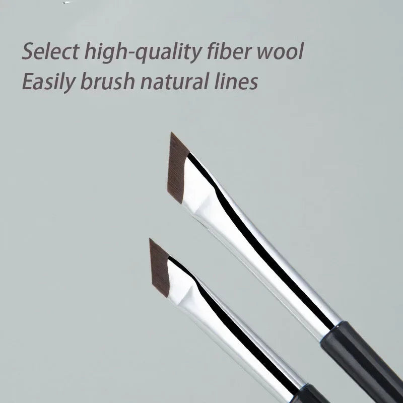 Precise Fine Angle Eyeliner & Eyebrow Brush - Ultra Thin Flat Detail Tool