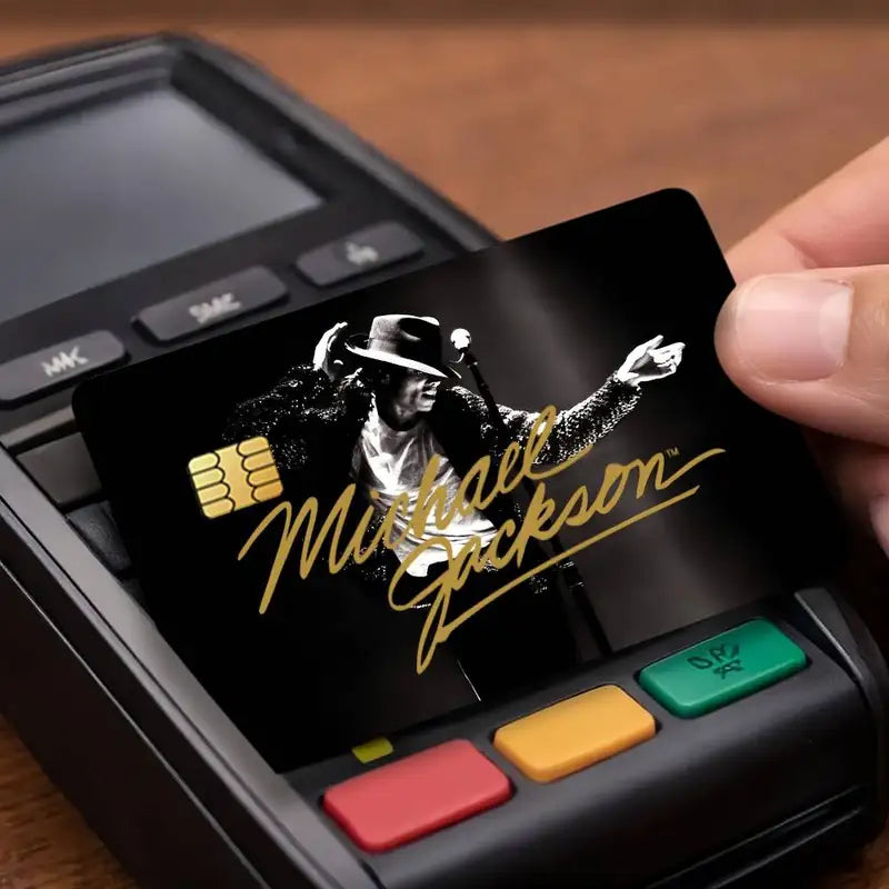 Decorative Credit Card Stickers for Bank & Debit Cards - Waterproof Scratch-Resistant 4PCS