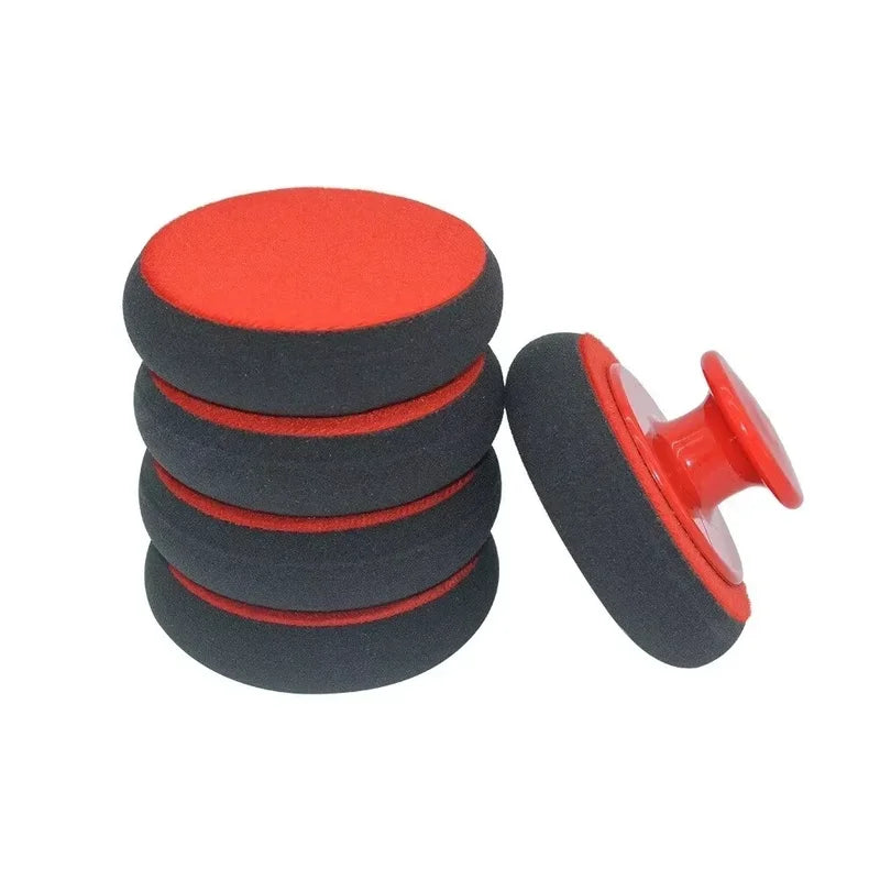 Car Waxing Sponge Hand Waxing Tool Small Crystal Plating Sponge Multiple Colors