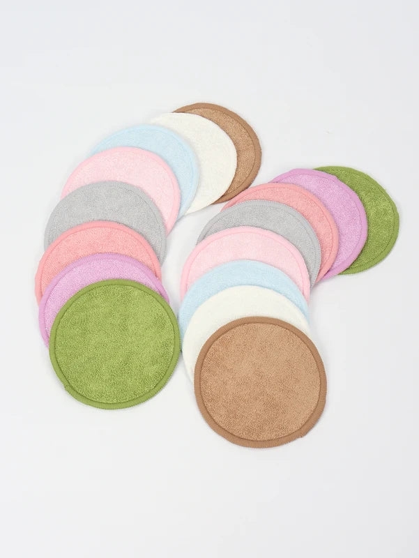 Reusable Makeup Remover Pads Set - Washable Face Cleansing Sponges