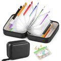 Waterproof Pill Pouch Set with Writable Labels - 14 Color-Coded Travel Medication Organizers