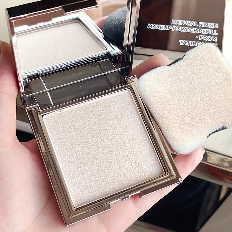 Oil Control Setting Powder with Concealer - Soft Focus, Mattifying Loose Powder for Flawless Skin