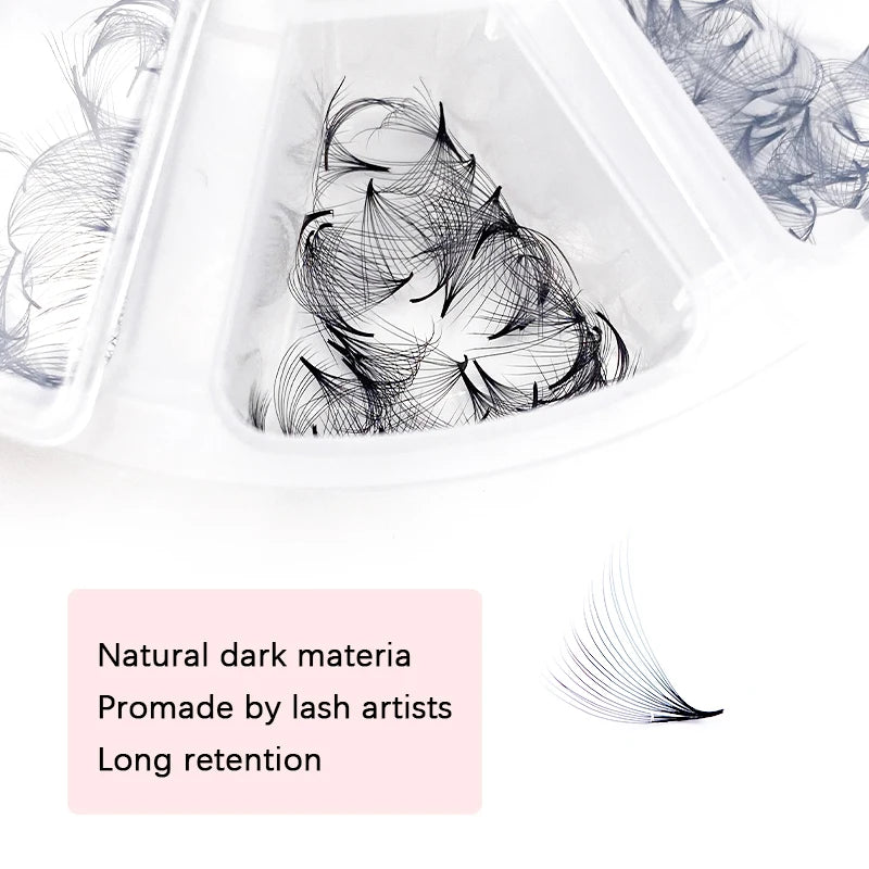 False Eyelash Extensions 500 Premade Volume Fans for Lash Styling
