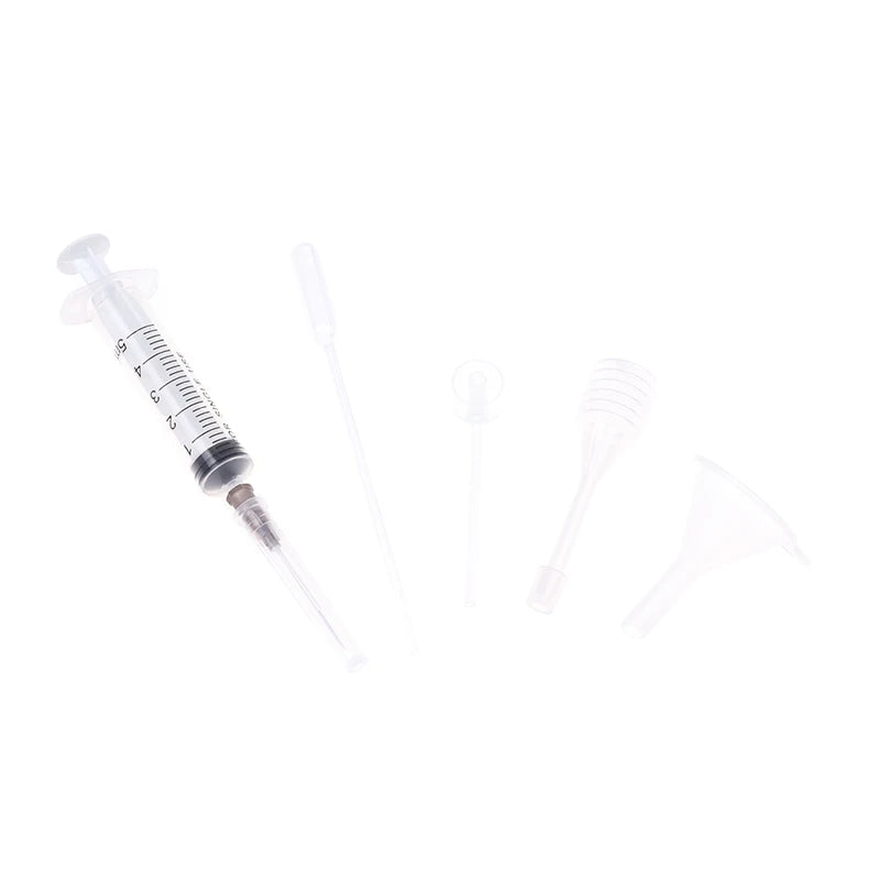 Perfume Refill Tools Set 6Pcs Plastic Diffuser Syringe Dropper Funnel Spray
