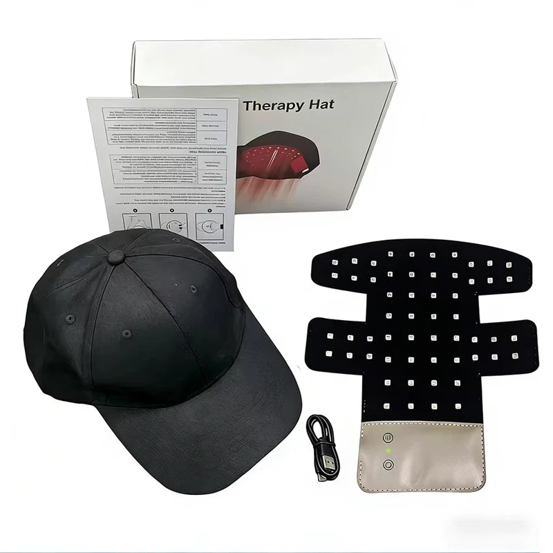 LED Hair Growth Helmet Cap with 56 LED Beads Infrared Light Therapy for Hair Loss Prevention