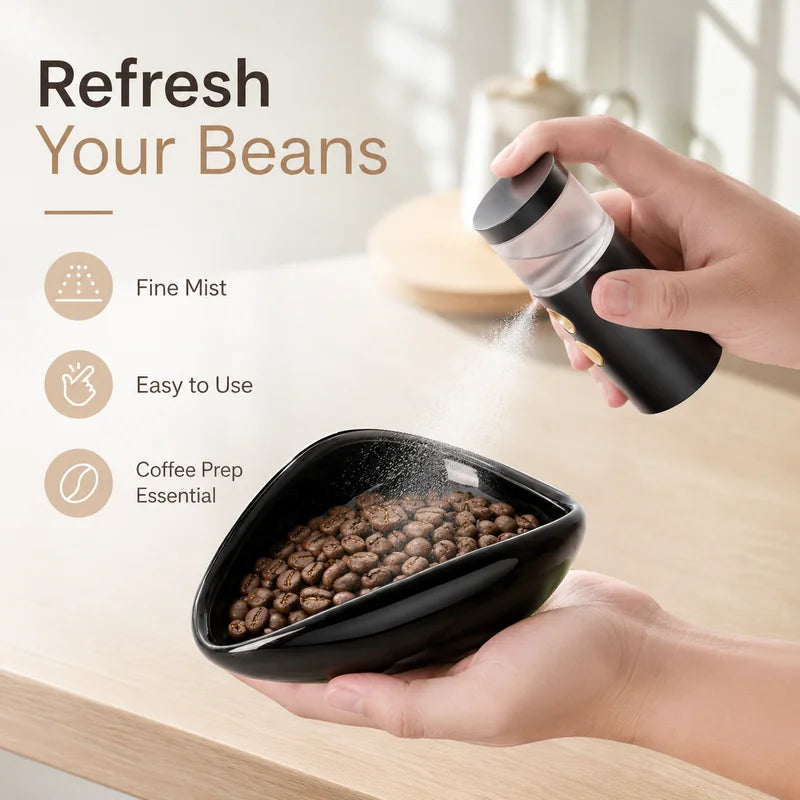 Coffee Bean Humidifier and Dosing Cup Set for Espresso Precision - Multiple Colors