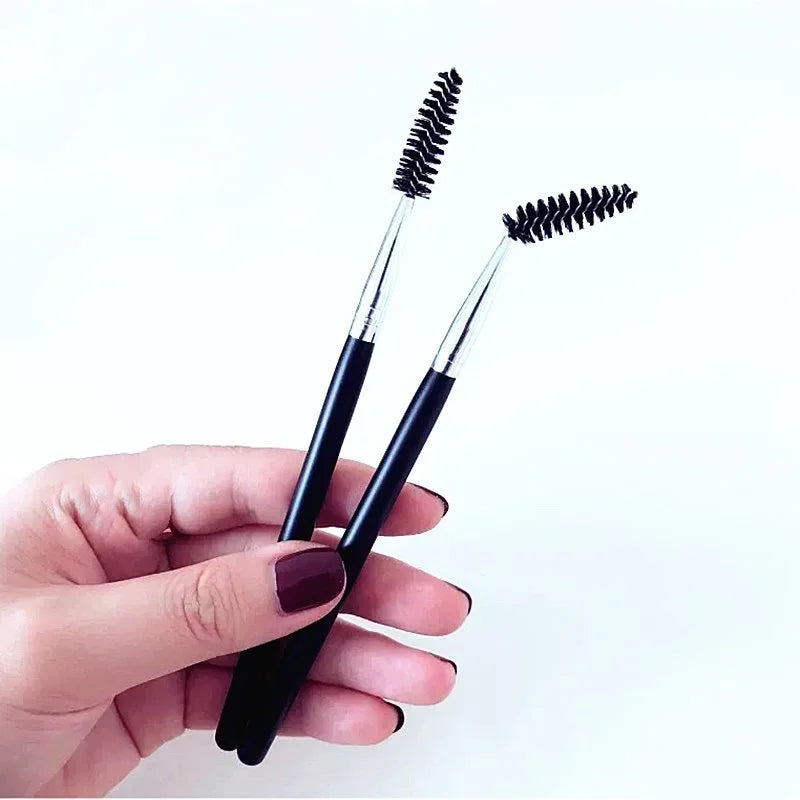 5PCS Eyebrow and Eyelash Makeup Brush Set - Portable Cosmetic Tools