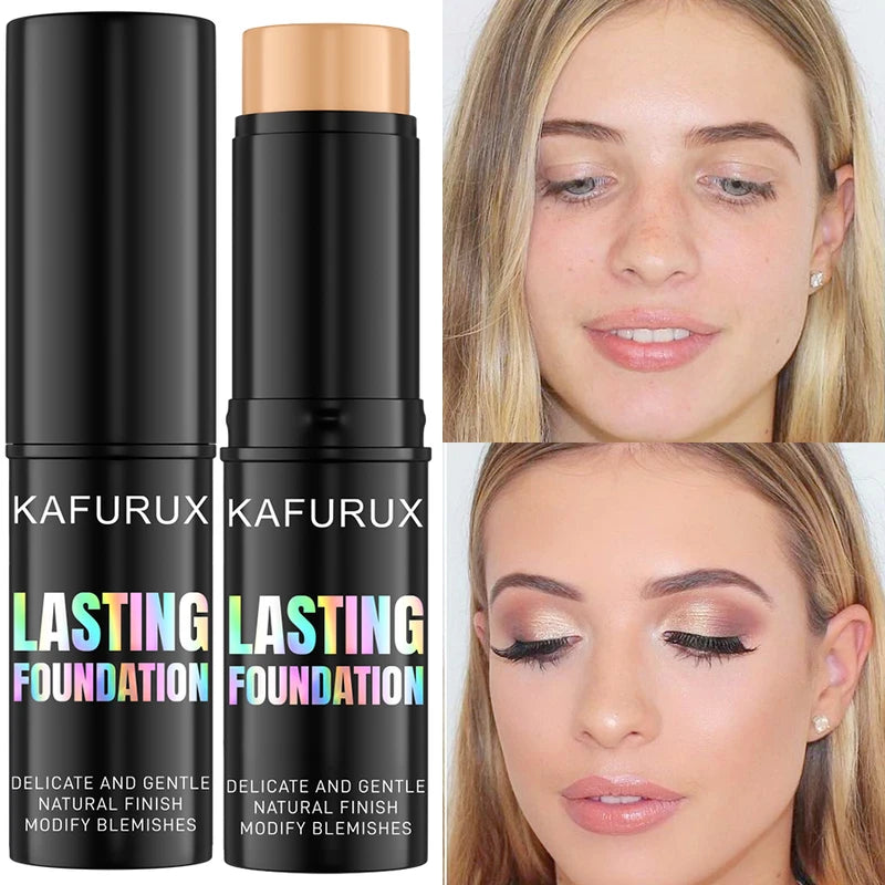 2-Pc Foundation Concealer Stick - Full Coverage, Long Lasting
