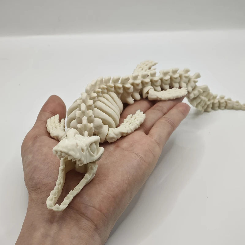 Dinosaur Skeleton Model for Aquarium Decoration Marine Reptile Display
