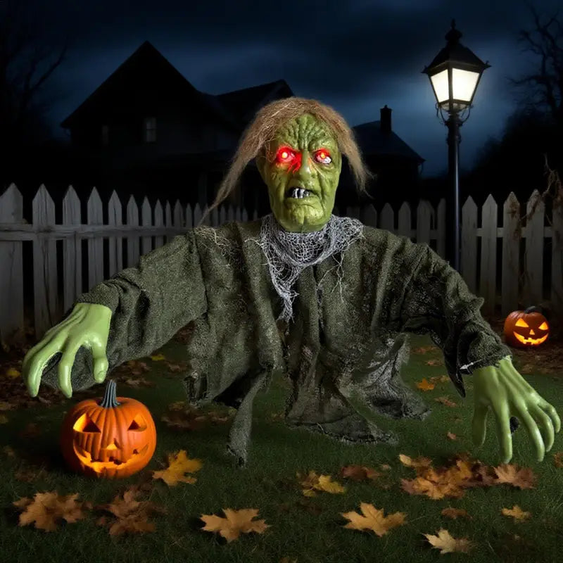 Halloween Ghost Yard Decor Light Up Stakes for Lawn Porch & Garden
