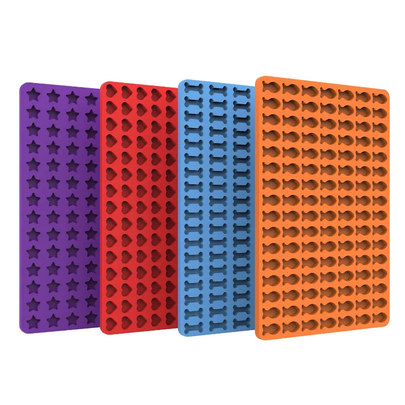 Multicavity Silicone Baking Mold for Candies, Cookies, Ice Cubes, and Snacks