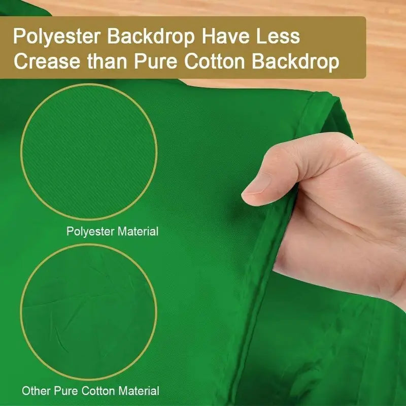 Photography Backdrop Cloth Green White Black Smooth Fabric for Studio & Video