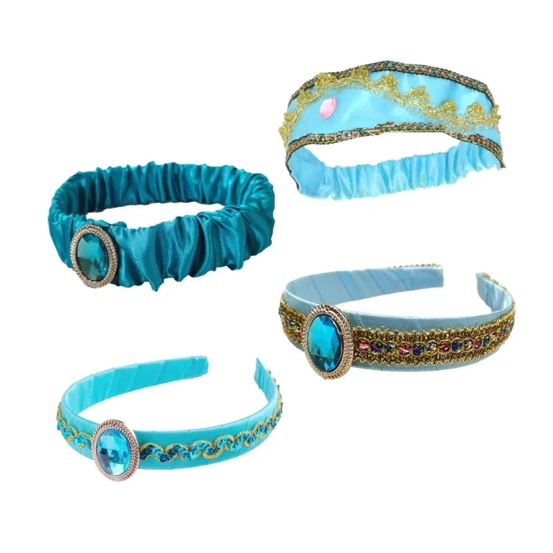 Girls Crystal Headbands with Large Crystal Princess Hair Accessory for Special Occasions