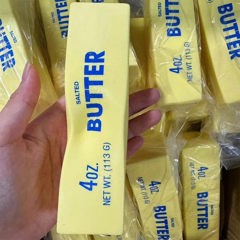 Slow Rising Butter Bar Squishy Toy - Stress Relief Fidget Toy for Kids & Adults
