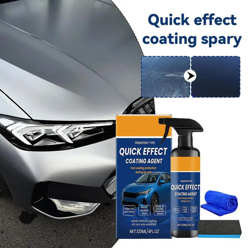 Car Coating Spray Water Repellent Ceramic Wax for Paint Glass Motorcycle RV