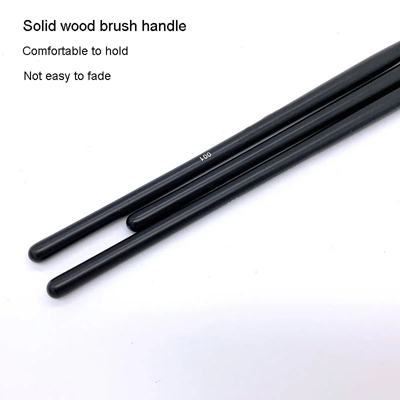 Angled Eyeliner Makeup Brush Precision Bent Ferrule for Gel Liquid Powder Eye Liner