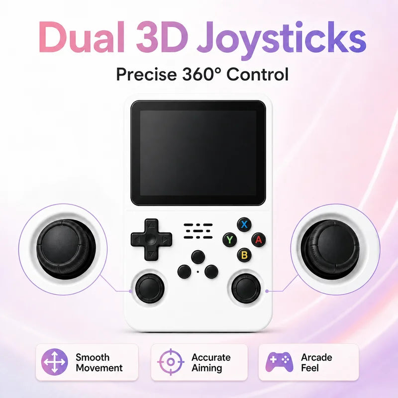 R36S Retro Handheld Game Console with 3.5-Inch IPS Screen Portable Video Player