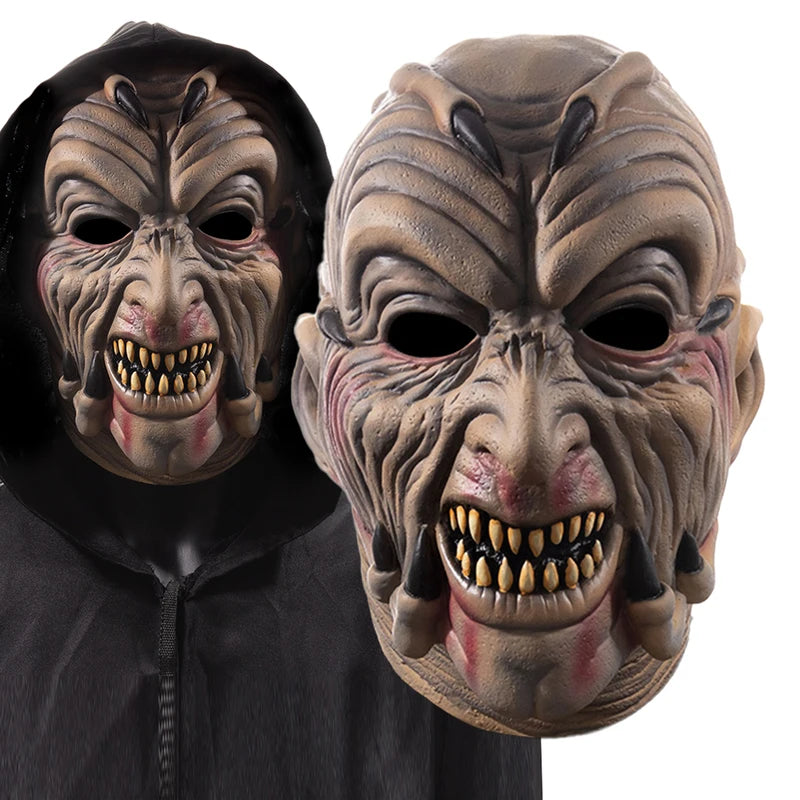 Halloween Monster Killer Mask Latex Cosplay Helmet for Parties