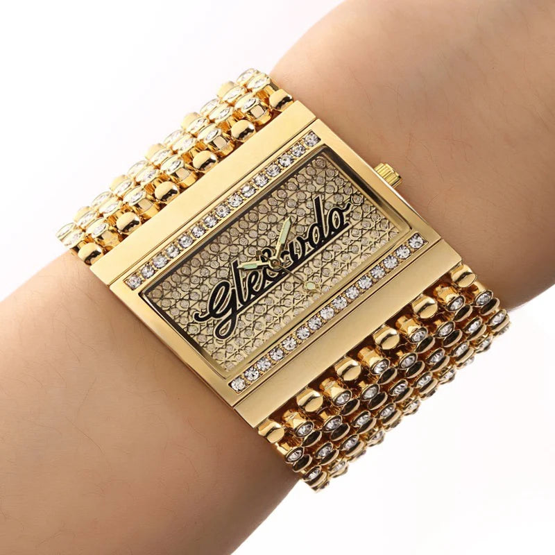 Analog Casual Women's Quartz Watch with Gold or Silver Finish