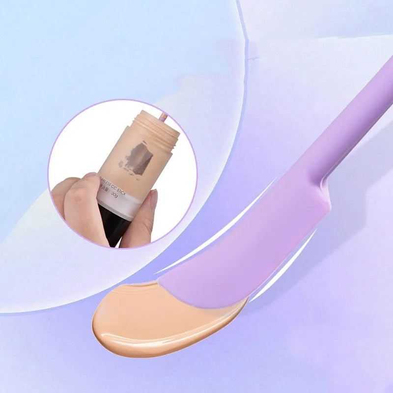 3Pcs Silicone Spatula Set Reusable Double-Head Scrapers for Cosmetics & Kitchen
