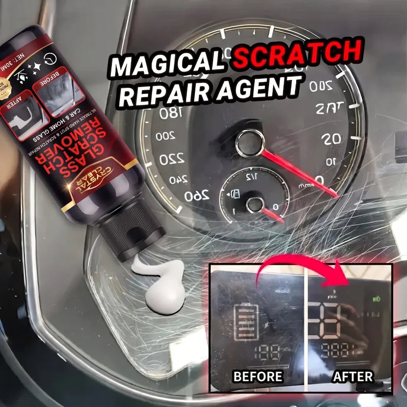 Car Scratch Repair Wax for Dashboard, Glass, Helmets & Acrylic Surfaces