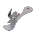 Stainless Steel Can Opener - Manual Jar and Tin Opener with Safety Side Cut