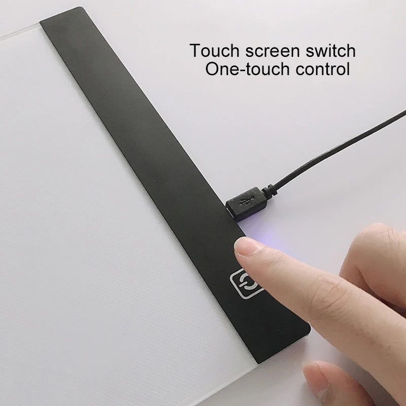 LED Drawing Copy Pad with Dimmable Light for Kids Art & Animation