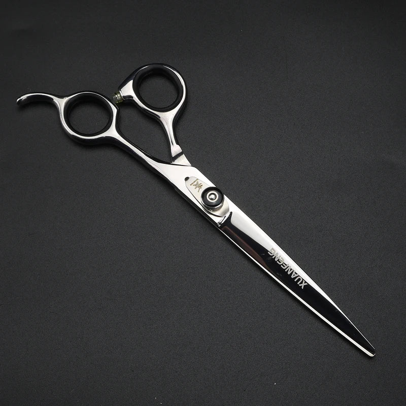 7-Inch Hair Cutting Scissors - Professional 440C Steel Barber Shears with Adjustable Tension