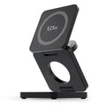 Foldable 3-in-1 Magnetic Wireless Charging Station for iPhone, AirPods & Smartwatch