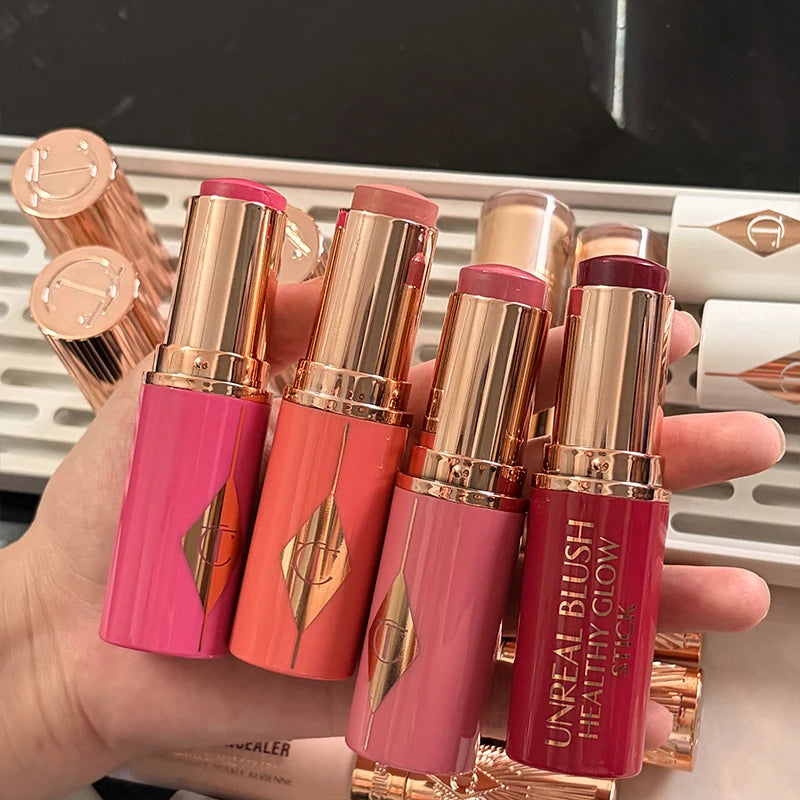 Contouring Blush Stick - Luminous Air Cushion Matte Makeup for Natural Finish