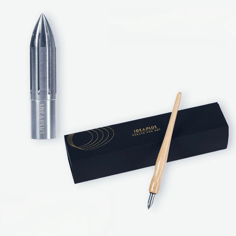 Water Dip Pen for Calligraphy and Watercolor Painting - Brass & Steel Tip