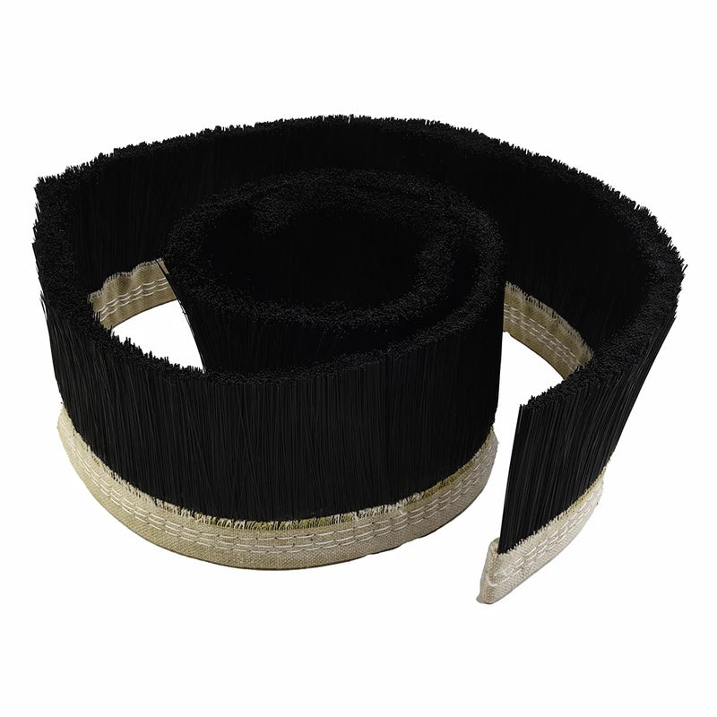 Nylon Dust Cover Brush for CNC Router and Vacuum Cleaner - 70mm/100mm, 1M Length
