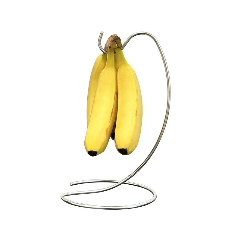 Stainless Steel Banana Holder Stand - Keep Bananas Fresh & Avoid Bruising
