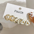 Fishtail Pearl Moon Earrings for Women - Gold & Rhodium Plated Fashion Jewelry Set