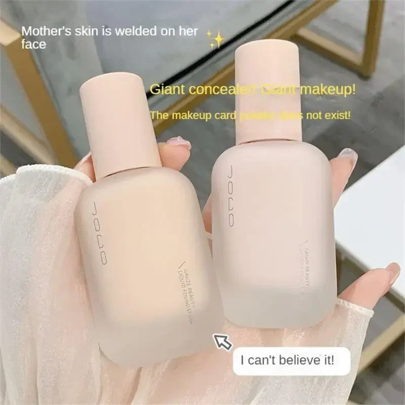 Matte Liquid Foundation Full Coverage Waterproof Oil-Control BB Cream for Natural Skin