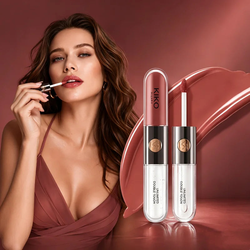 Long-Lasting Liquid Lipstick & Lip Gloss - Non-Fading, Non-Sticky, Plumping Finish