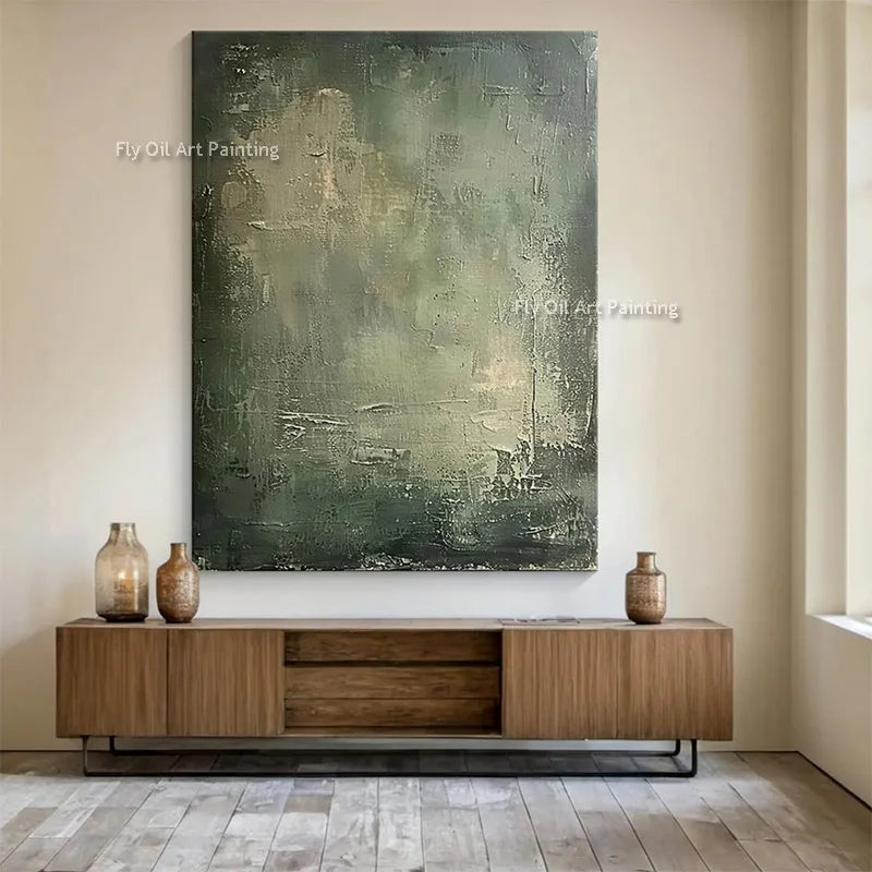 Abstract Oil Wall Art - Handpainted Artwork for Home Decor & Gift