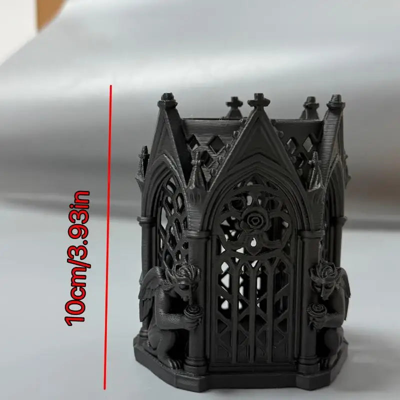 Gothic Pen Holder Ornament for Desk and Home Decor – Unique Storage Accessory