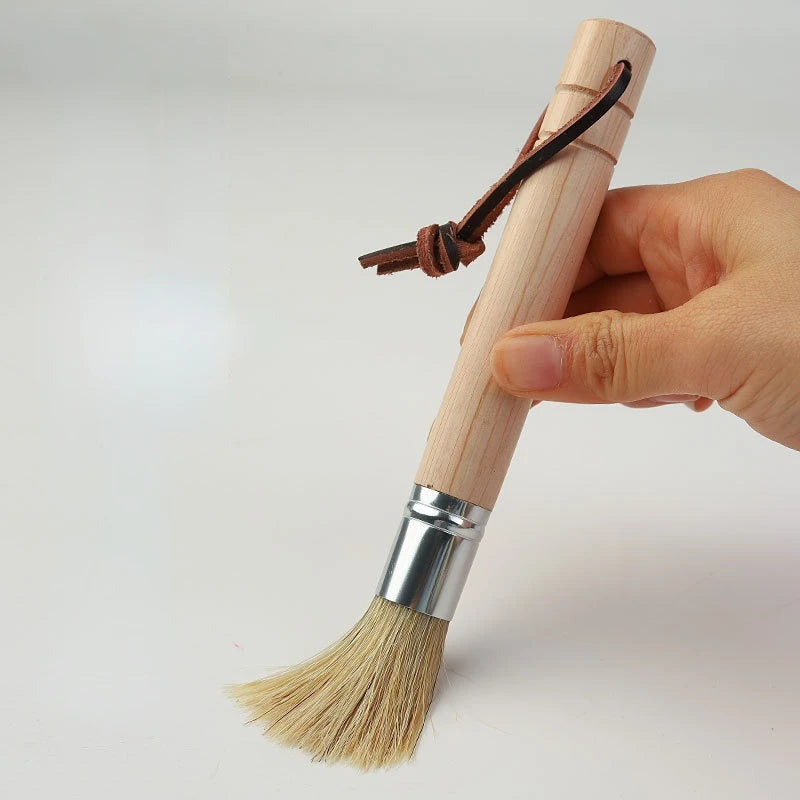 Vintage Coffee Grinder Cleaning Brush Set - Retro Barista Coffee Machine Accessories