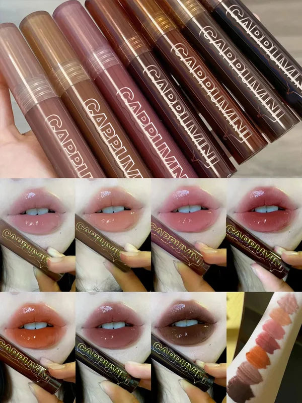 Long Lasting Lip Gloss Waterproof Liquid Lipstick with Moisturizing Lip Tint