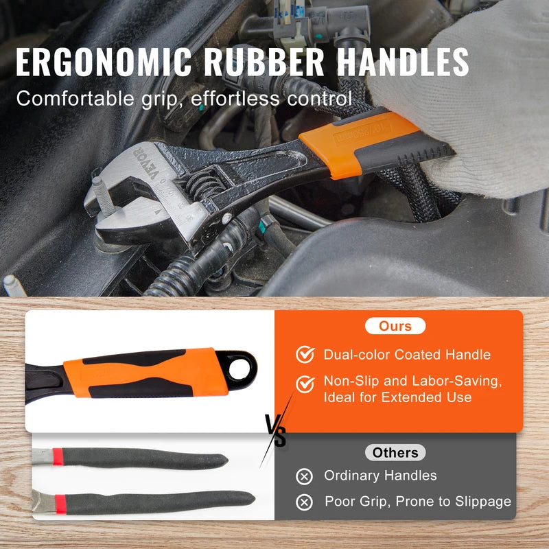 8-Piece Pliers Set High Carbon Steel Includes Groove Joint Long Nose & Linesman Pliers