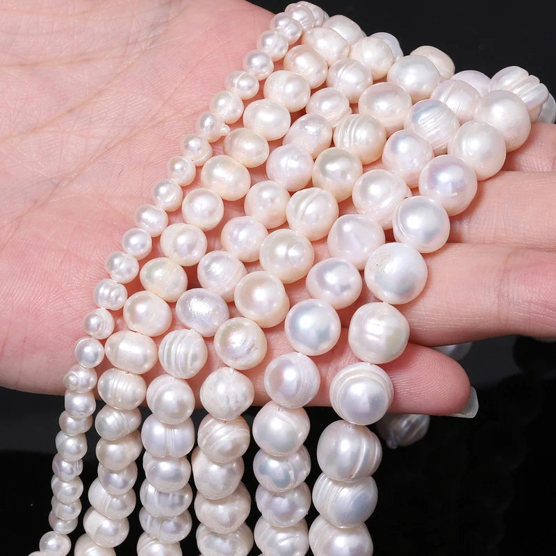 Natural Fresh Water Pearl Beads 3-11mm for Jewelry Making, Bracelets & Necklaces