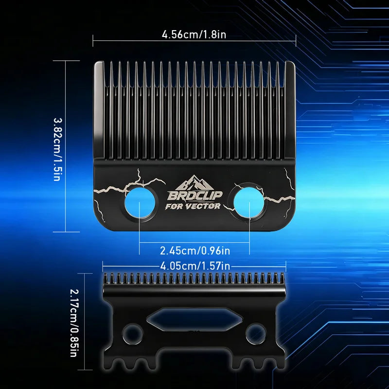Professional Hair Clipper Replacement Blade with Long Moving Teeth - Universal Fit